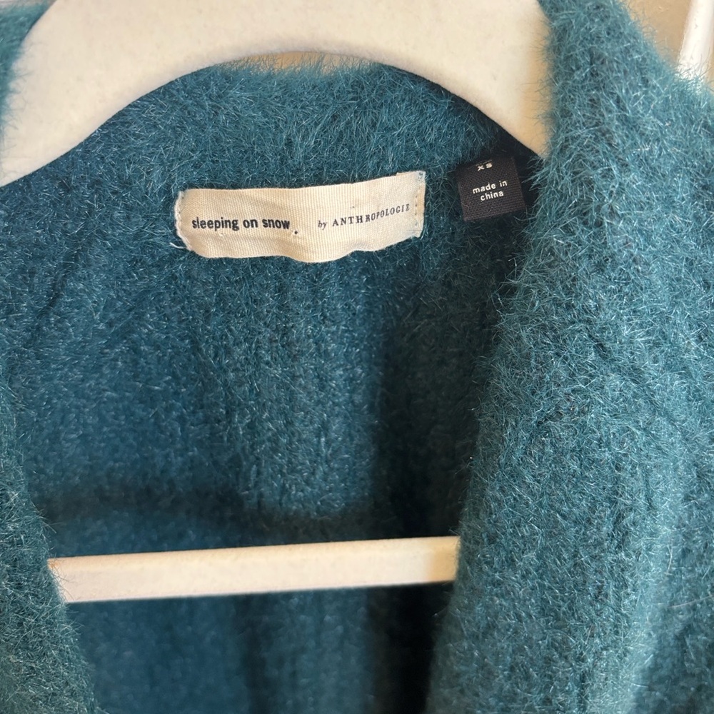 Anthropologie Deep Green Women's Cardigan - Picture 5 of 7